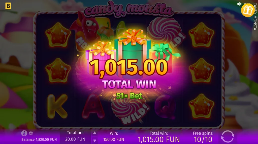 Candy Monsta: Slot game