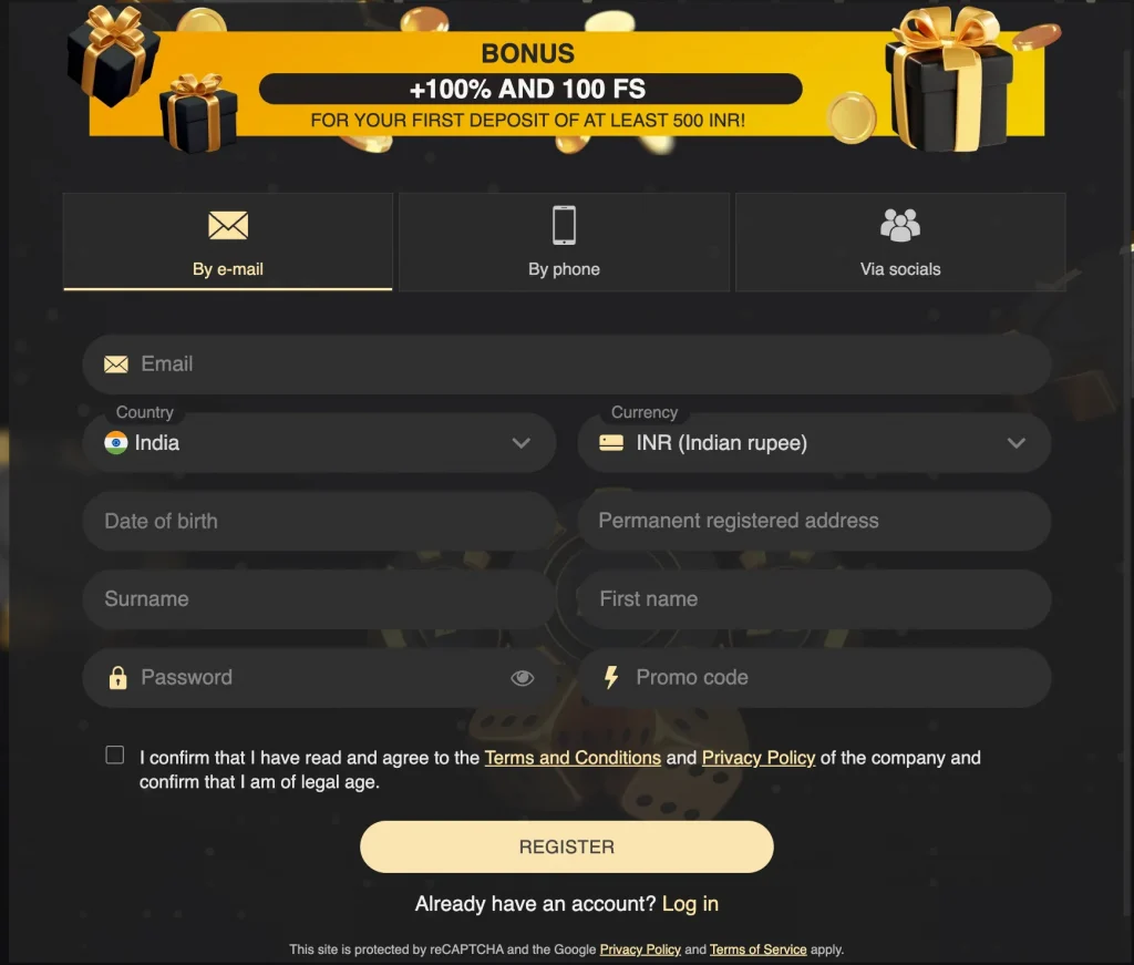 Регистрация в 1xSlot Регистрация в 1xSlot